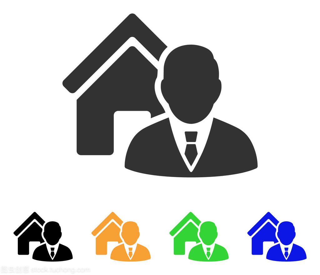 房地产经纪人的视觉符号 探索矢量图标的行业价值